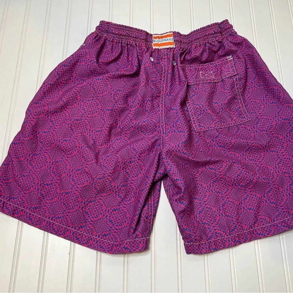 Bluedrake Men’s Swim Trunks Board Shorts Size 38 Large. 568
